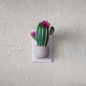 DESERT SPARKELE CACTUS FLOWER POT PLUG IN BATH & BODY WORKS  WALL FLOWER SERIES